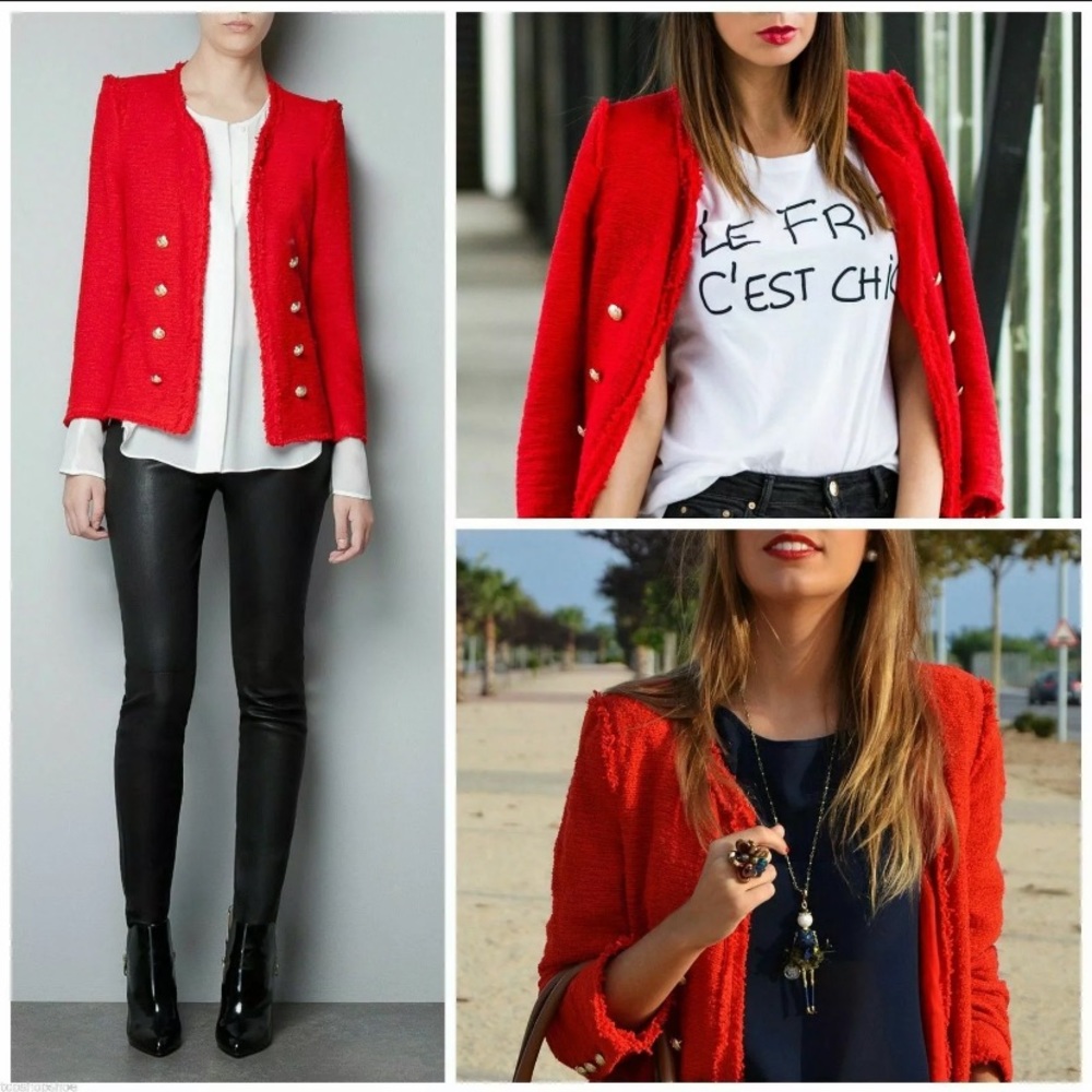 Blogger favorite Zara fantasy jacket XS